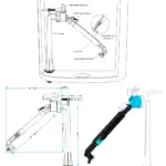 1/2" Bottom-Entry Ball Fill Valve with Float Arm for Toilets