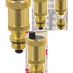 1/2" Brass Auto Air Vent with Check Valve for Worcester Bosch Boilers