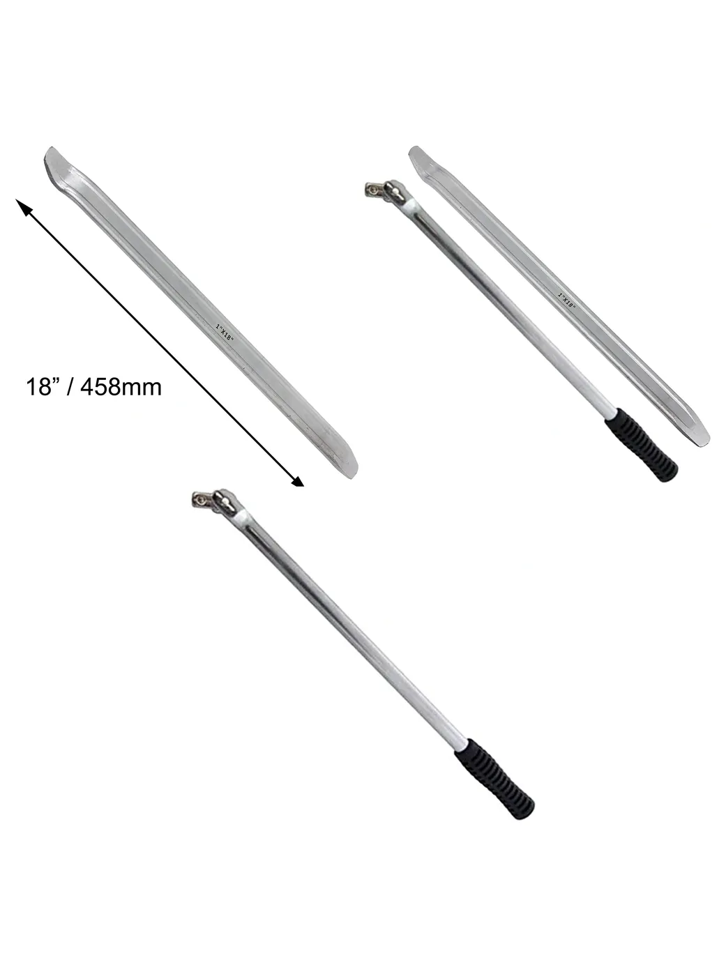 1/2" Drive Breaker Bar Flexi Knuckle – Wheel Balance & 18lb Tire Iron