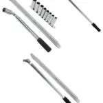 1/2‑Drive Breaker Bar & Wheel Balance Kit – Tyre Iron, 17‑21 mm Sockets