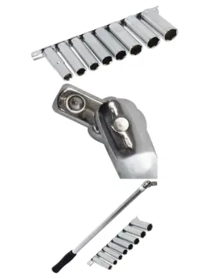 1/2\" Drive Breaker Bar with Flexi Knuckle & Deep Socket Set