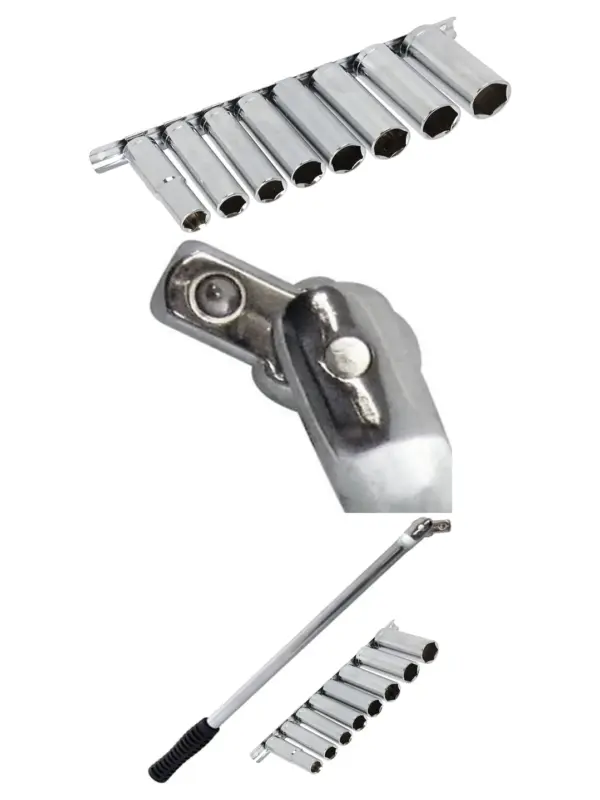 1/2\" Drive Breaker Bar with Flexi Knuckle & Deep Socket Set