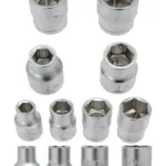 1/2" Drive Heavy-Duty Metric Socket Set – 10,13,17,19mm for Car Wheels