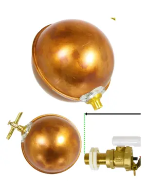 1/2" Side Entry Toilet Float Valve Kit BS1212/2 Low Pressure Ball