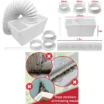 1.2m Condenser Vent Hose Kit with 3 Adapters for Candy Dryers