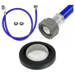 1.5m Washing Machine Cold Water Hose with Dual Mesh Filters