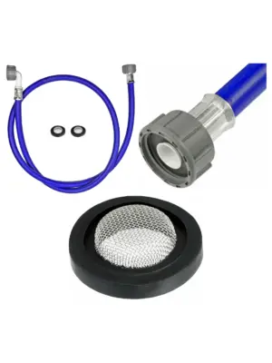 1.5m Washing Machine Cold Water Hose with Dual Mesh Filters