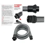 1.8m Miele S5 Series Vacuum Cleaner Hose – Replacement Part