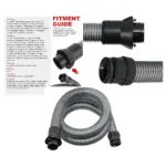 1.8m Replacement Hose for Miele C1‑C3 Pet Vacuum Cleaners