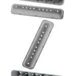 10‑Hole Drum Lifter Arm for Brandt GWA1000/1002 211x48mm 3‑Pack