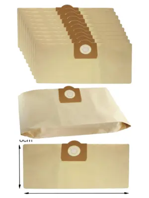 10 Pack B&Q Performance Power PP20 20L Wet/Dry Vacuum Dust Bags