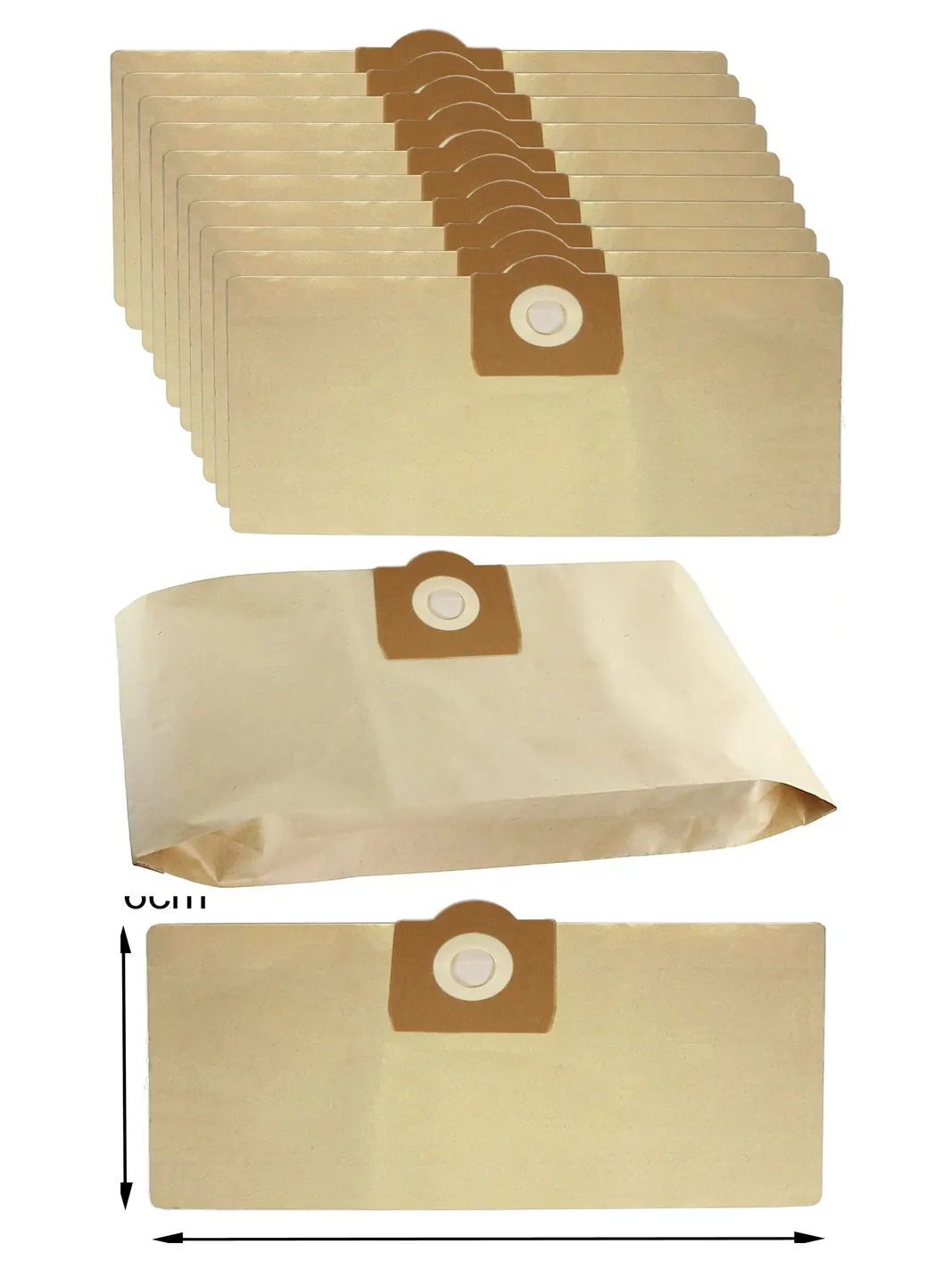 10 Pack B&Q Performance Power PP20 20L Wet/Dry Vacuum Dust Bags