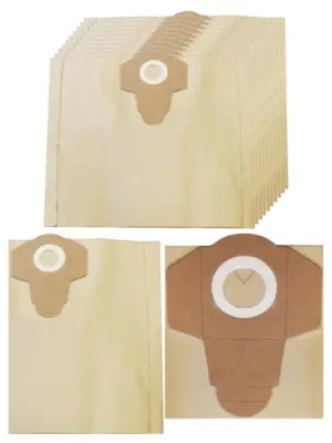 10 Pack Dust Bags for Clarke Vac King CVAC25SS & CVAC30P 30L Vacuum