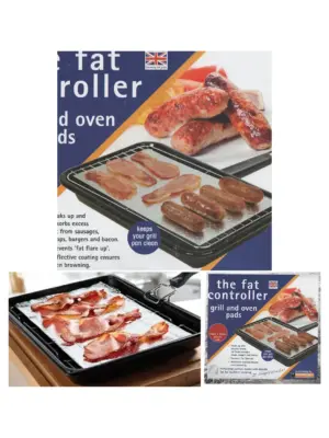 10 Pack Fat‑Control Grill & Oven Grease‑Absorbing Tray Pads