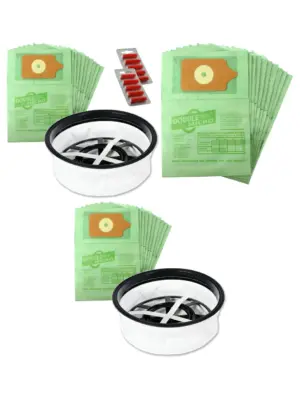 10‑Pack Microfibre Vacuum Bags & Filter for Numatic Henry Hetty James