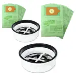 10 Pack Numatic Henry & Hetty Vacuum Bags with Replacement Filter