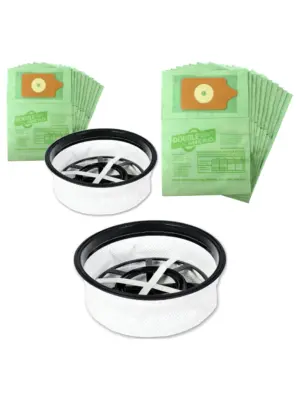10 Pack Numatic Henry & Hetty Vacuum Bags with Replacement Filter