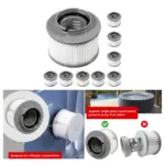 10-Pack Replacement Spa Filter Cartridge for MSpa Mono & Hot Tub