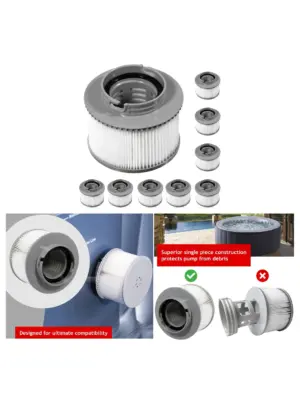 10-Pack Replacement Spa Filter Cartridge for MSpa Mono & Hot Tub