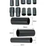 10-Pack Universal Dust Extractor Adapters 30-38mm for Sander Vacuums