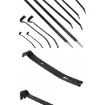 10-Piece Crowbar Set – Long Wrecking Rods & Flat Pry Bars