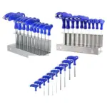 10‑Piece Metric Screwdriver & Hex Allen T‑Handle Set with Stand