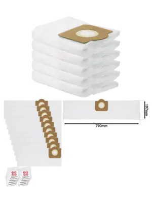10 Titan Vacuum Bags for TTB350-776 Models + Fresheners