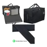 100L Black Canvas Gear Bag for Stands, Speakers and Amps Extra Large
