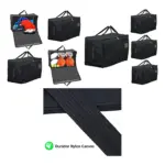 100L Extra Large Canvas Sports Bag – Pack of 4 Black, Multi‑Sport
