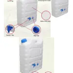 10L Portable Water Container Jerry Can – Camping & Outdoor Storage