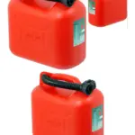 10L Red Plastic Fuel Jerry Can with Flex Spout for Petrol and Diesel
