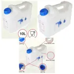 10L Water Jug with Tap – Jerry Can for Camping, Farm & Caravan