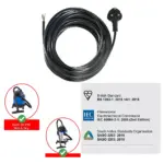 10m 13A 3-Core Cable for Vacmaster Multi-20 Wet/Dry Vacuum UK Plug