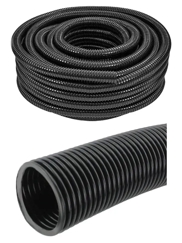 10m 25mm Flexible Corrugated Waste Water Hose for Caravan & Motorhome
