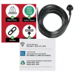 10m 3‑Core 1.5 mm² Power Cable for Dehumidifier, AC & Fan