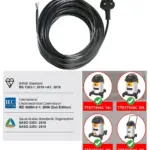10m 3‑Core 13A Power Cable for Titan TTB774‑777VAC Vacuums – UK Plug