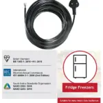 10m 3‑Core 13A Refrigerator Power Cable UK Plug – Universal Fridge