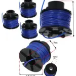 10m Black & Decker Trimmer Line with Spool – 3 Pack Replacement