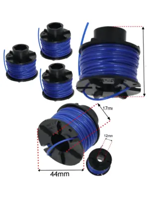 10m Black & Decker Trimmer Line with Spool – 3 Pack Replacement