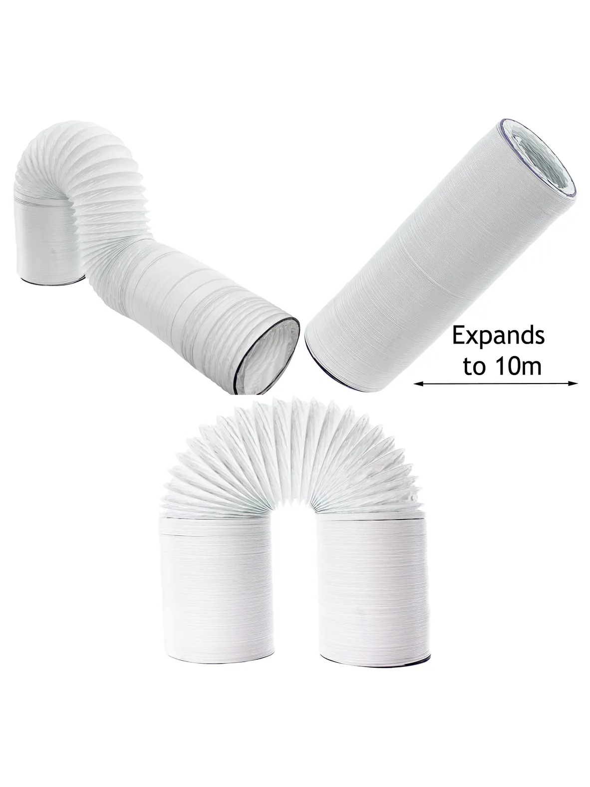 10m Heavy-Duty Dryer Exhaust Hose for Bush Tumble Dryer – Vent Pipe