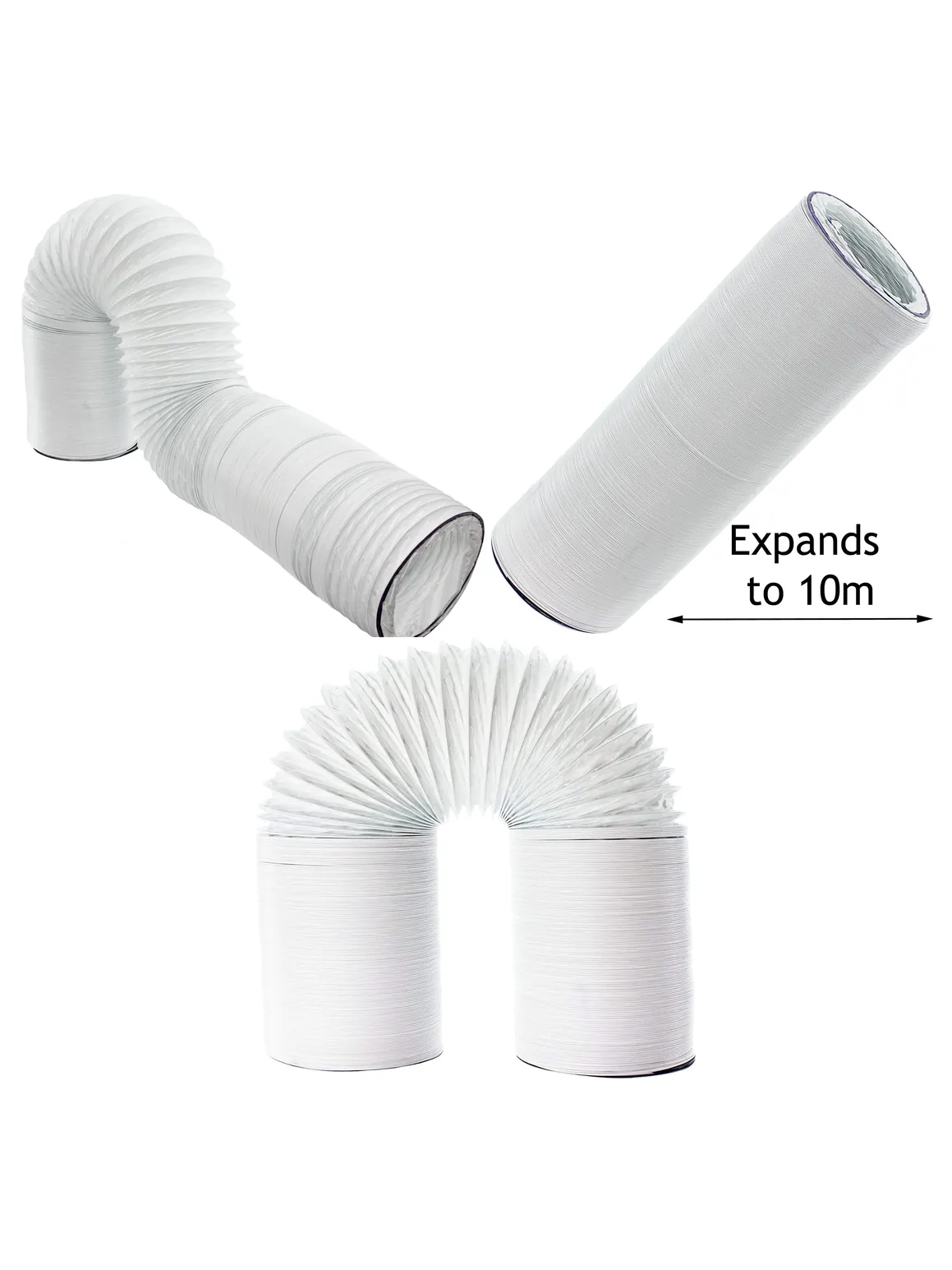 10m Heavy-Duty Dryer Vent Hose for Beko Tumble Dryer Flexible Pipe