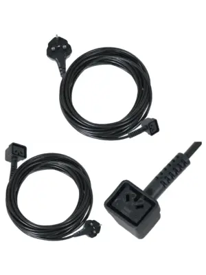10m UK 2‑Pin Power Cord Replacement for Numatic Vacuum Cleaners