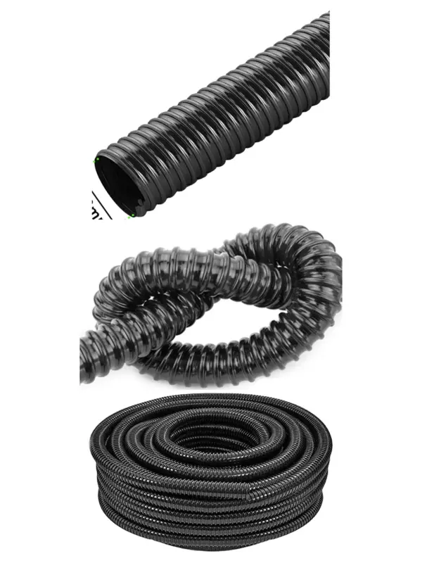 10m Universal Flexible Vacuum Hose – Corrugated 32mm Pipe, Cut-to-Size