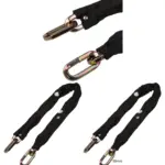 10mm Hardened Steel Motorcycle Security Chain - 3 ft Anti-Theft Lock