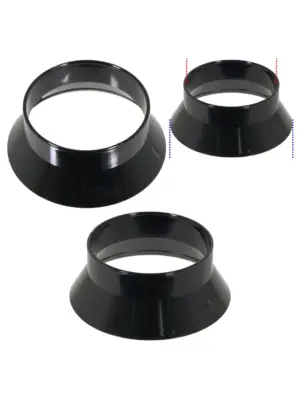 110mm Black Roof Vent Pipe Collar – Weather‑Resistant Sleeve