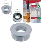 110mm Grey Soil Pipe Reducer & Boss Adapter – Push‑Fit Ring Seal