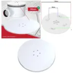 110mm Matte White Shower Plug Cover for 90mm Trap Tray