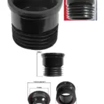 110mm Push Fit PVC Soil Pipe Connector for Clay & Cast Iron Drain