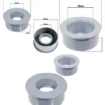 110mm Soil Pipe Reducer + 40mm Boss Adapter PushFit Waste Seal Kit