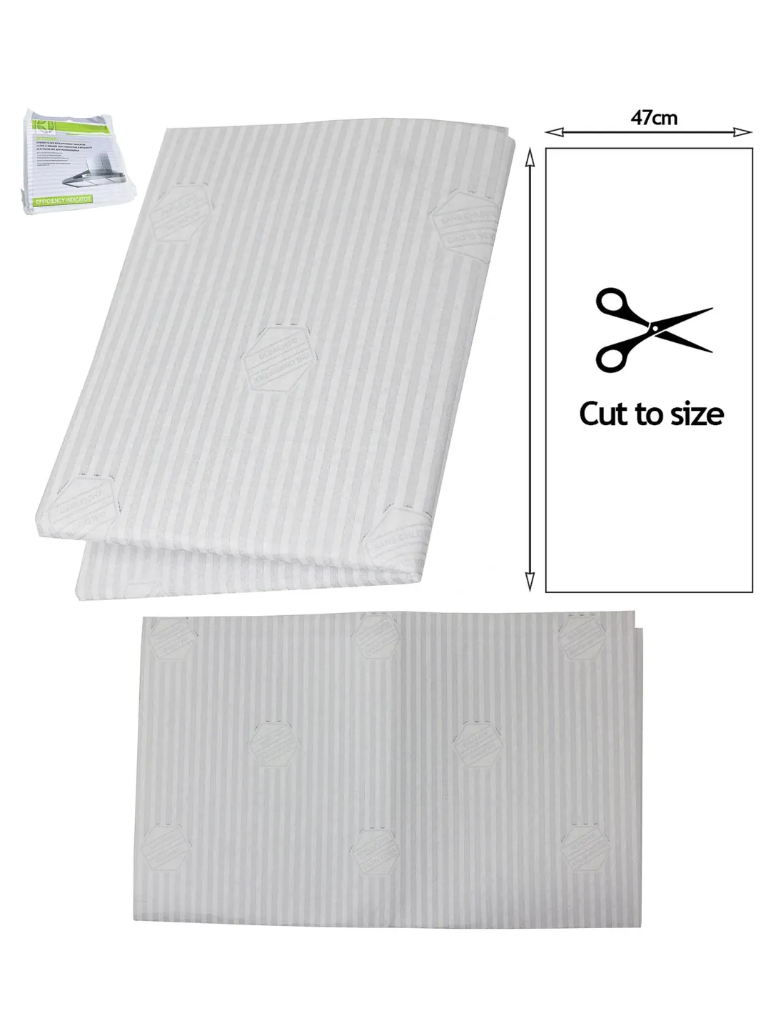 114x47cm Grease Filter for AEG, Electrolux & Zanussi Cooker Hoods